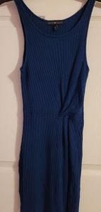 Blue side knot dress